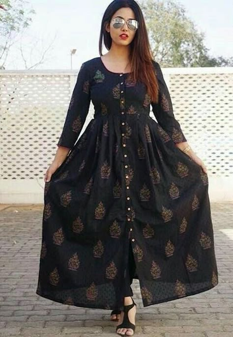 Chiffon Dress Designs Style, Frock Designs For Girl Casual, New Frock Design, Frock Designs For Girl, Long Frock Designs, Frock Designs, Frocks Design, Designer Kurti Patterns, Simple Kurti Designs