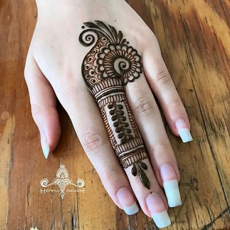 How's it 1,2,3,4,5, Mehndi Designs Finger, Henna Hand Designs, Henne Tattoo, Inai Pengantin, Easy Mehndi Designs, Tato Henna, Finger Henna Designs, Mehndi Designs 2018, Henna Tattoo Hand