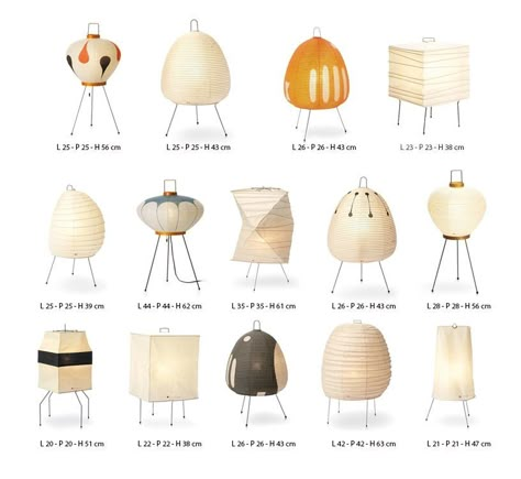 Painted Rice Paper Lamp, Noguchi Table Lamp, Noguchi Akari Lamp, Paper Lamp Design, Noguchi Lamps, Japanese House Design Traditional, Ikea Paper Lantern, Japanese Paper Lamp, Akari Lamp