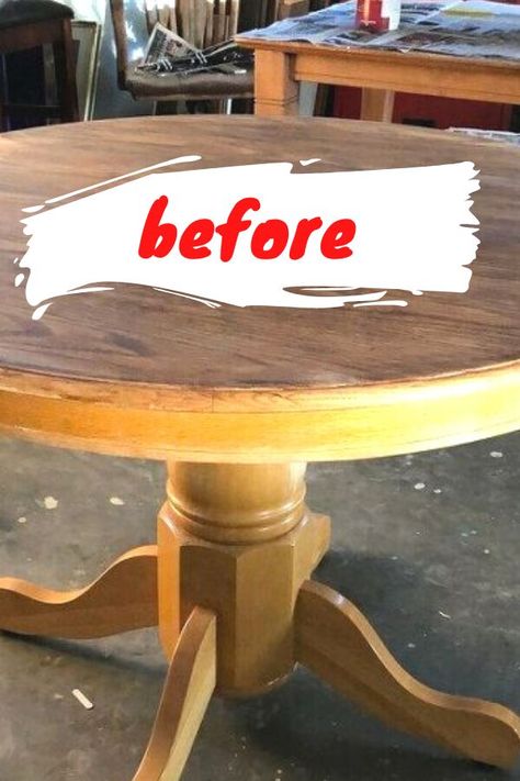 Diy Table Redo, Painted Wooden Dining Table, Round Dining Table Paint Ideas, Repaint Wood Table, How To Refinish A Table Farmhouse Style, Painting A Dining Room Table Diy, Chalk Paint Table Ideas, How To Paint A Table Farmhouse Style, Repurposed Table Ideas