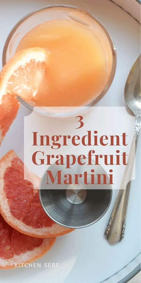 Grapefruit Recipes Drinks, Grapefruit Martini Recipes, Vodka And Grapefruit Drinks, Grapefruit Vodka Drinks Recipes, Vodka Grapefruit Cocktail, Flavored Martini Recipes, Grapefruit Vodka Drinks, Easy Martini Recipes, Vodka Martini Recipes