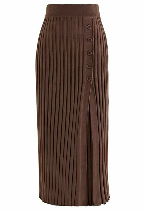 #elegantfashion #chicstyle #chicfashion #streetfashion #fashionista #fashioninspiration Rib Knit Skirt, Bridesmaid Dresses Ideas, Chic Dress Classy, Knitted Skirt, Stretchy Skirt, Knit Pencil Skirt, Fashion Buyer, Modest Fashion Outfits, Dresses Ideas