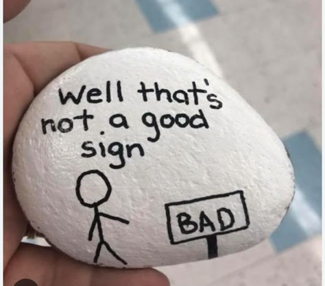 Funny Rock, Painting Ideas Easy, Rock Painting Ideas Easy, Painted Rocks Diy, Kindness Rocks, Groundhog Day, 웃긴 사진, Rock Painting Designs, Rock Ideas