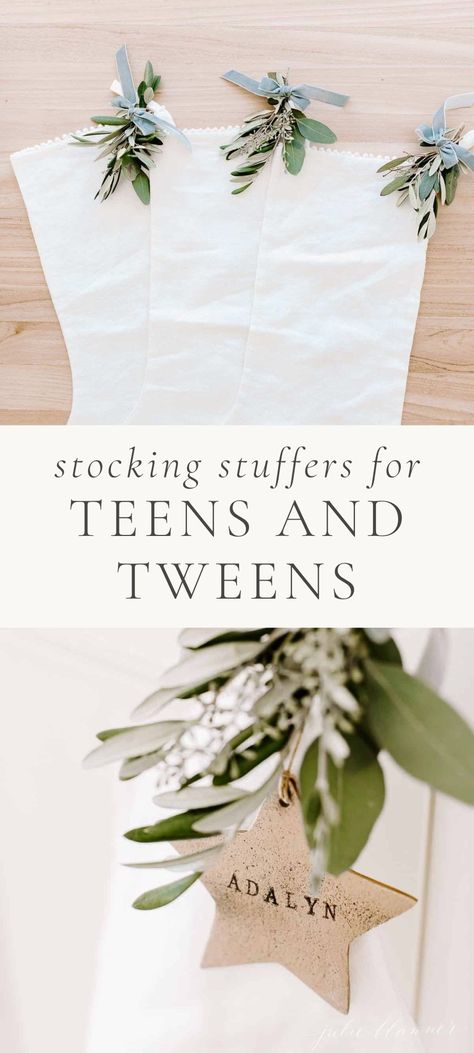 As the kids in your lives grow, so do their wish lists – that’s where these stocking stuffer ideas for teens come in handy! Find all the best teenage stocking stuffers to thrill even the pickiest teens on your list. Stocking Fillers For Teenagers, Stocking Stuffers For Teenagers, Teenager Stocking Stuffers, Sticking Stuffers, Stocking Suffers, Stocking Stuffers For Boys, Stocking Stuffers For Teens, Julie Blanner, Stocking Stuffers For Girls