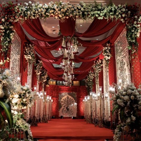 Wedding Pathway, Passage Decor, Shadi Decor, Drapes For Wedding, Pathway Decor, Shaadi Decor, Wedding Tent Decorations, Reception Stage Decor, Night Wedding Decor