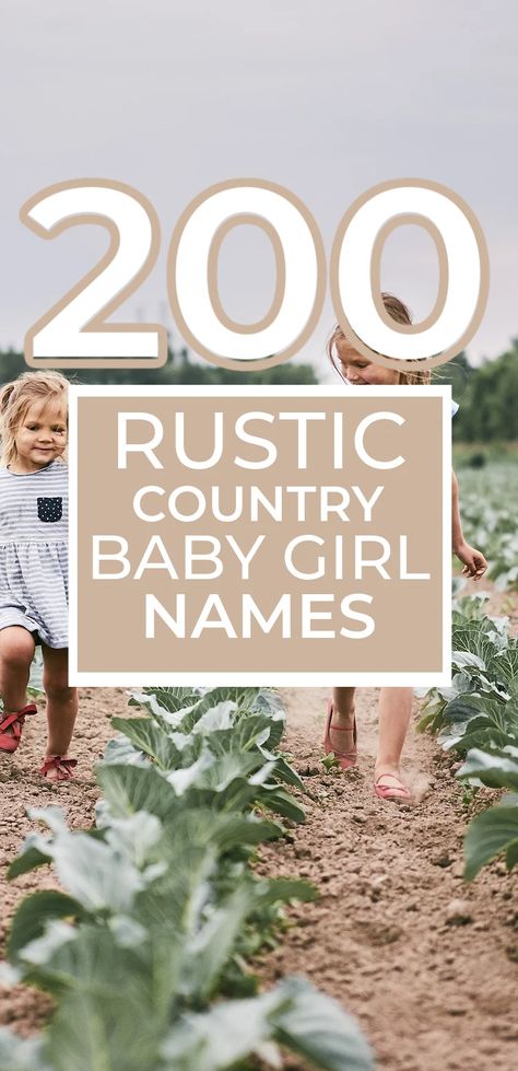 Baby Girl Country Nursery, Country Girl Nursery Ideas, Western Baby Names First And Middle, Western Girl Names List, Southern Girl Names List, Country Girl Names List, Cute Western Baby Names, Western Names Girl, Unique Southern Girl Names