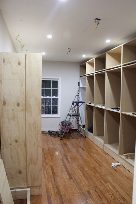 Diy Closets, Diy Master Closet, Diy Kast, Stairs Closet, Remodel Stairs, Diy Walk In Closet, Master Closets, Sawdust Girl, Closet Planning