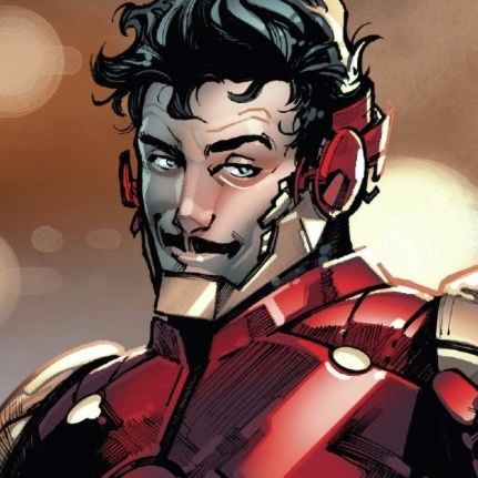 Tony Stark Comic Pfp, Iron Man Comic Panel, Tony Stark Comic Icons, Marvel Pfp Comics, Comic Tony Stark, Tony Stark Pfp, Iron Man Pfp, Tony Stark Drawing, Ironman Icon