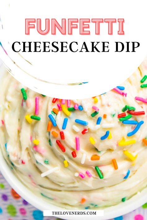 Confetti Dip With Cream Cheese, Funfetti Dip With Cream Cheese, Cake Dip Funfetti, Birthday Cake Dip Recipes, Dip Party Ideas Decor, Easy Homemade Dips, Fun Fetti Dip, Little Debbie Dip, Cream Cheese Cracker Dip