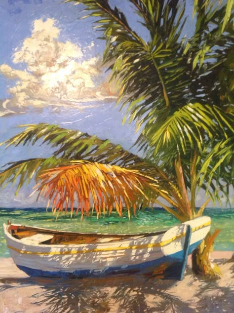 Jennifer Prince, Peter Vey, Tropical Painting, Florida Art, Caribbean Art, Sail Boats, Boat Art, Art Tropical, Island Art