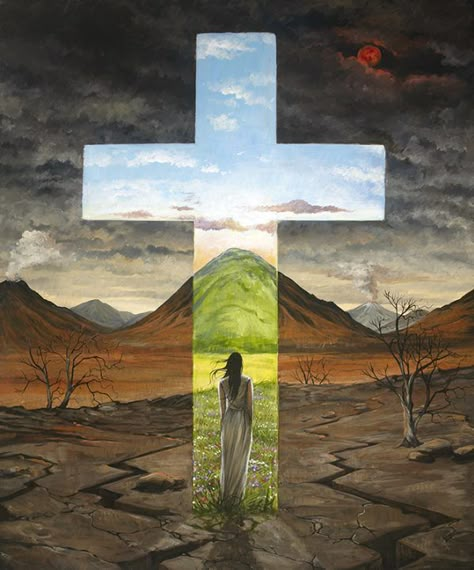 Acrylic Christian Painting Ideas, Cross Paintings On Canvas Acrylics, Bible Inspired Paintings, God Painting Canvas, Christian Drawings Inspiration, Cross Paintings On Canvas, Bible Painting Ideas, Jesus Art Paintings, Christian Painting Ideas