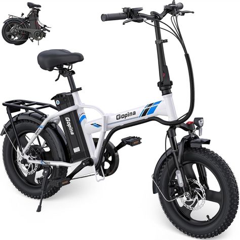 Vivi Electric Bike 16" x 3.0 Fat Tire Electric Bike 48V 350W Adult Folding Electric Bike 19.8MPH Urban Commuter Electric Bike with Smart LCD Display, UL2849 Certified - Walmart.com Fat Tire Electric Bike, Urban Commuter, Folding Electric Bike, Will Power, Fat Tire, Folding Bike, E Bike, 6th Birthday, Electric Bike