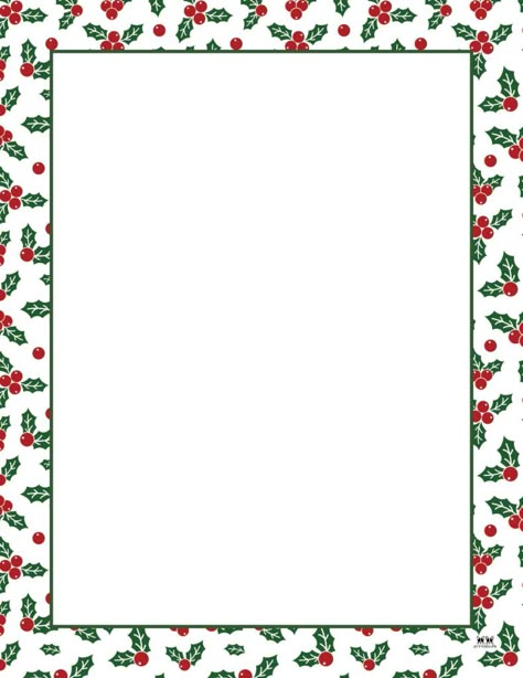 Choose from 60 unique Christmas borders perfect for whatever use you may need them for. All borders are 100% FREE and can be printed from home! Printable Christmas Borders For Paper, Christmas Borders Free Printable Clip Art, Christmas Border Design Free Printable, Christmas Borders Free Printable, Printable Frames And Borders, Christmas Border Frame, Christmas Borders And Frames, Christmas Border Design, Christmas Boarders