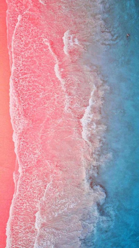 Views Wallpaper, Lineart Painting, Aesthetic Bg, Strand Wallpaper, Tropical Landscapes, Beach Wallpaper Iphone, Ocean Wallpaper, Pink Beach, Beach Wallpaper