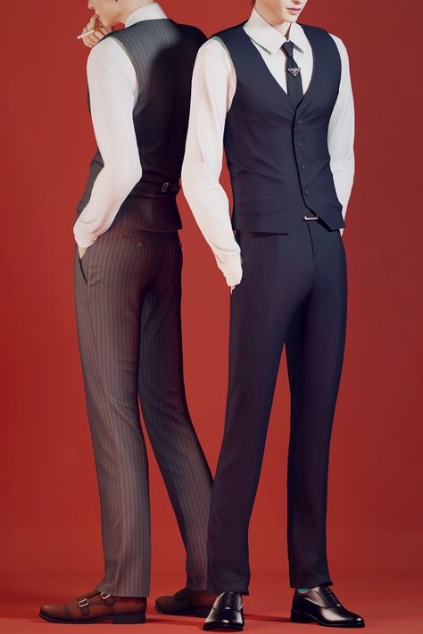 Sims 4 Tops Male, The Sims 4 Mens Cc, Male Cc Lookbook, Sims4 Suit Male, Ts4 Suit Cc, Sims 4 Male Tops, Ts4 Cc Alpha, The Sims 4 Pack, Los Sims 4 Mods