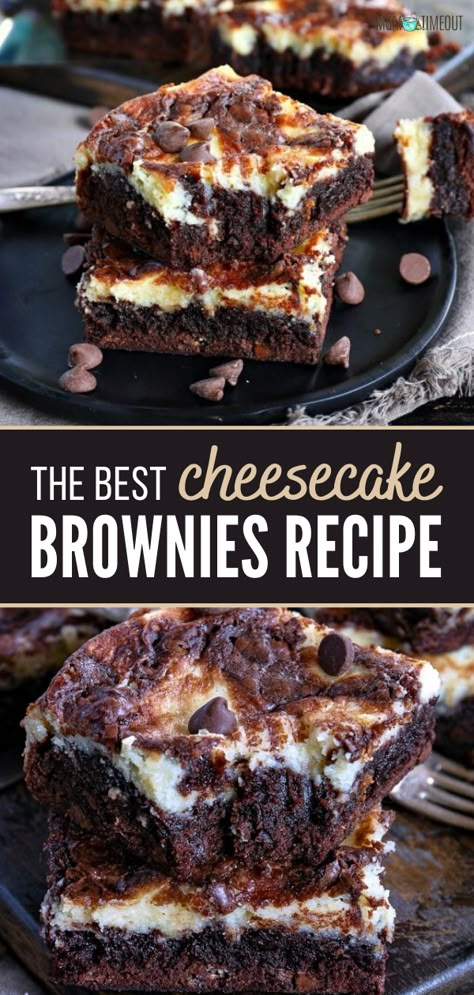 Desserts With Brownies In Them, Brownie With Fudge On Top, Fudgy Cheesecake Brownies, Easy Brownie Dessert Recipes, Award Winning Brownies Recipe, Easy Dessert Cake Recipes, Costco Brownie Recipe, Gorme Deserts, Dessert Recipes With Brownies