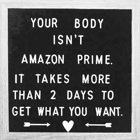 Image may contain: text that says 'YOUR BODY ISN'T AMAZON PRIME. IT TAKES MORE THAN 2 DAYS TO GET WHAT YOU WANT.' Chiropractor Humor, Physical Therapy Quotes, Physical Therapy Humor, Chiropractic Office Decor, Chiropractic Humor, Wellness Wheel, Chiropractic Quotes, Chiro Office, Chiropractic Marketing