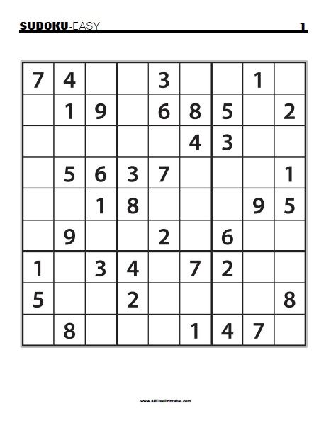 Free Printable Easy Sudoku Puzzles Suduko Puzzles Free Printable, Free Soduko Printable, Soduku Printable, Suduko Printables For Adults, Free Printable Sudoku Puzzles, Free Sudoku Printable, Suduko Printables For Kids, Easy Sudoku Printable, Soduko Printable Easy