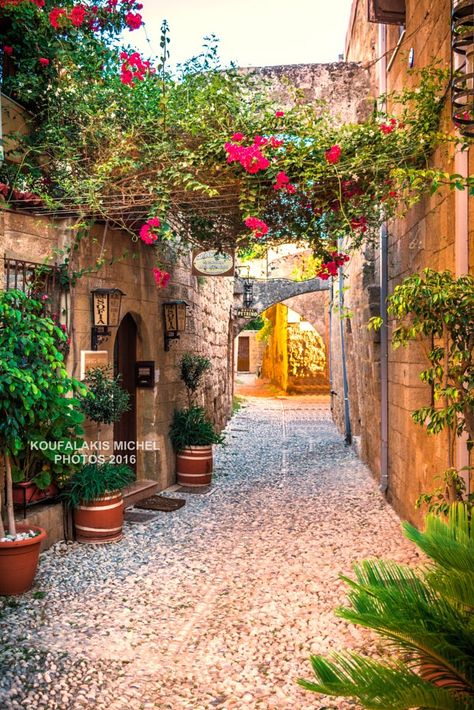 Tuscany Architecture, Perjalanan Kota, Rhodes Greece, Voyage Europe, Plants And Flowers, Corfu, Paros, Travel Adventure, Beautiful Place