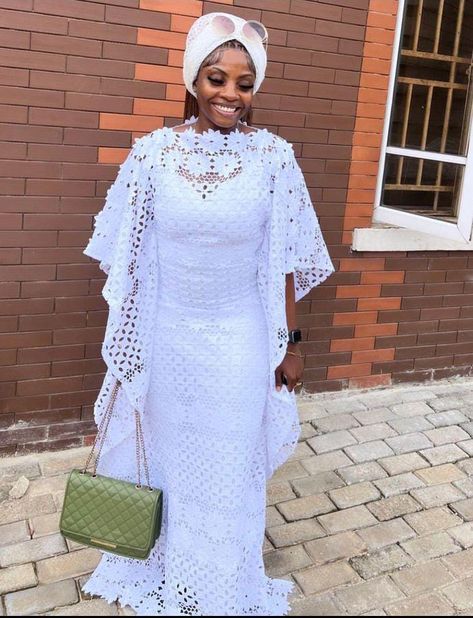 Latest White Lace Gown Styles Aso Ebi, Net Style Dresses, Dry Lace Gown Styles Nigerian, White Lace Gown Styles Nigerian, Lace Bubu, Lace Gown Styles Aso Ebi, Lace Gown Styles Nigerian, Bubu Styles, Lace Dresses For Women