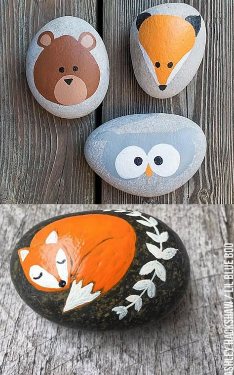 Painting rocks