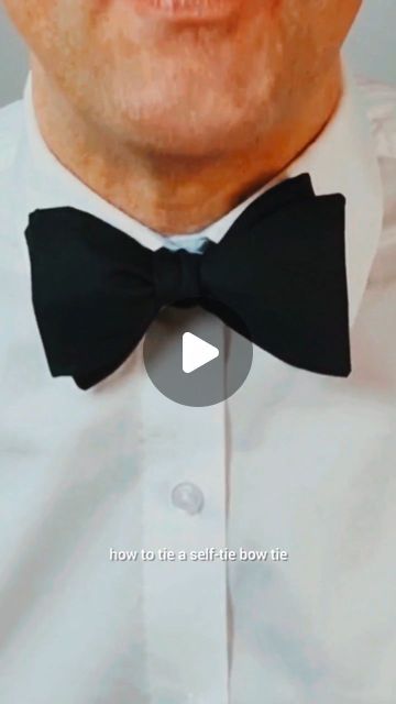 Tying A Bowtie, How To Tie A Bowtie, How To Tie A Bow Tie, Tie A Bowtie, Bow Tie Tutorial, Bowties Men's, Tuxedo Bow Tie, Bow Ties For Men, Bow Tie Collar