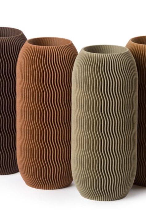 Hier findest du die besten 3D druckbaren Vasen für dein Zuhause. Welche Vase findest du am besten? (Bildquelle: Designer Antonin Nosek) 3d Vase, 3d Print Flower Pot, 3d Printed Flower Pot, Vase 3d Print, 3d Printer Plant Pots, 3d Modelle, Vase