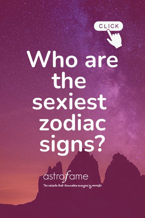 Some zodiac signs, by their nature, give off this little something extra that draws people in, so without further ado, let’s discover who is the sexiest according to astrology. Zodiacs Personality, Most Attractive Zodiac Sign, Zodiac Signs Personality, Zodiac Signs Pictures, Zodiac Personalities, All Zodiac Signs, Horoscope Signs, Personalities, Zodiac Sign