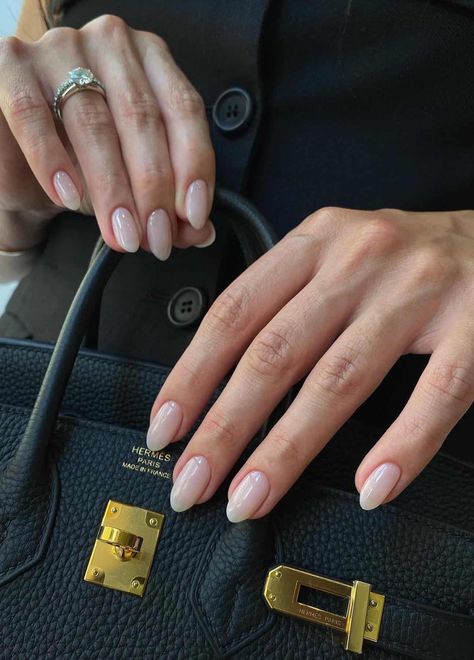 Old Money Nails, Sophisticated Nails, Money Nails, Milky Nails, Classy Nail Designs, Nude Nail Designs, Casual Nails, Classic Nails, Neutral Nails