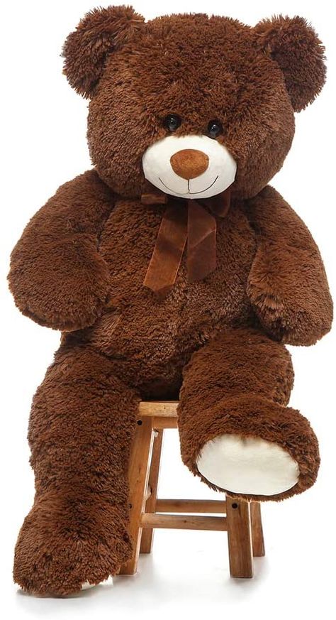 Amazon.com: CYBIL HOME Giant Teddy Bear Soft Plush Bear Stuffed Animal for Girlfriend Kids,Grey,35 Inches: Toys & Games टेडी बियर, Large Teddy Bear, Kids Teddy Bear, Big Teddy Bear, Teddy Bear Images, Big Teddy, Giant Teddy Bear, Teddy Bear Wallpaper, Giant Teddy