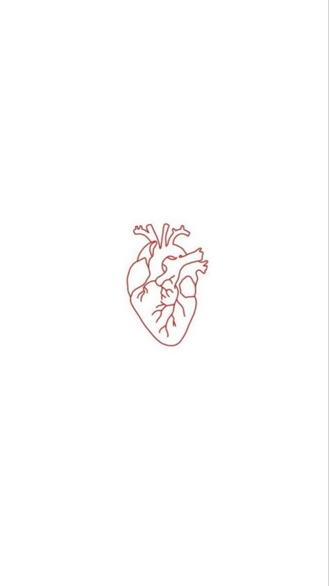 Red Heart Tattoo Designs, Cute Petite Tattoos, Red Ink Heart Tattoo, Heart Tattoo Red, Tattoo Main, Tatoo Dog, Maching Tattoos, Anatomical Heart Tattoo, Small Pretty Tattoos