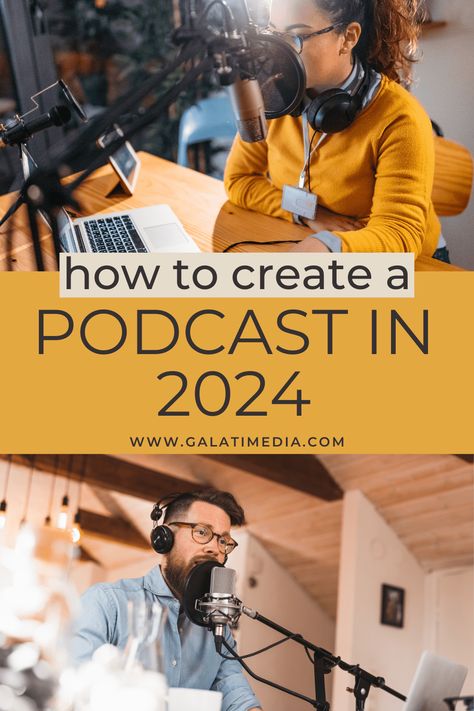 how to create a podcast in 2024 | Step by Step How to Start a Podcast Podcast Launch, Podcast Production, Podcast Setup, Creative Podcast, Start A Podcast, Launch Plan, Podcast Tips, Podcast Topics, Launch Strategy