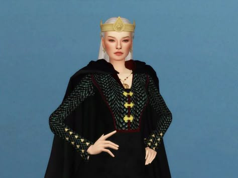 #sims4 #rhaenyra #rhaenyratargaryen #houseofthedragon #ts4 #hotd #targaryen #sims4cc Sims 4 Dragon Mod, Sims 3 Historical Cc, Sims 4 Rhaenyra, Got Sims 4 Cc, Medieval Dress Sims 4, Targaryen Sims 4 Cc, Dragon Sims 4 Cc, Sims 4 Targaryen Cc, Sims 4 Mods Dress