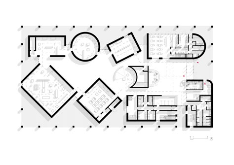 Museum Display Ideas, Museum Flooring, Exhibition Plan, Galleries Architecture, Museum Plan, Museum Display, Museum Exhibition Design, Kindergarten Design, Architectural Floor Plans