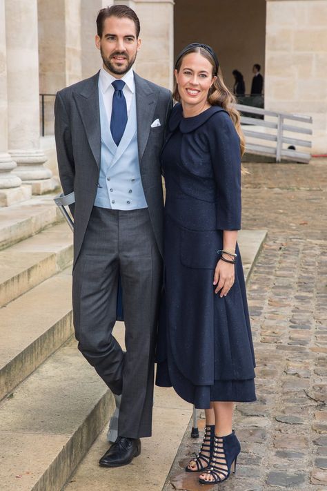 Nina Flohr, Royal Family Of Greece, Greek Royalty, Greek Royal Family, Queen Margrethe Ii, Morning Suits, Engagement Celebration, Greece Wedding, European Royalty