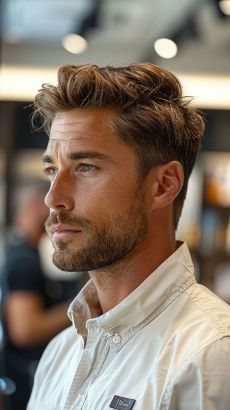 10 Professional Hairstyles For Men - LIFESTYLE BY PS Men Hairline, Professional Hairstyles For Men, Gentleman Haircut, Mens Haircuts Short Hair, Hairstyle For Men, Men Haircut, Men Haircut Styles, Haircut Styles, Grooming Tips