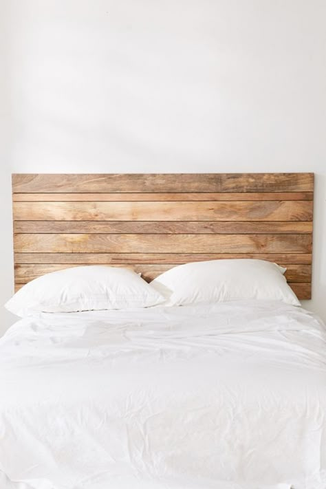 Wood Headboard Bedroom, Headboard Inspiration, Diy Wood Headboard, Pallet Headboard, Diy Headboards, Wooden Headboard, Luxury Bed, Diy Headboard, Headboard Designs