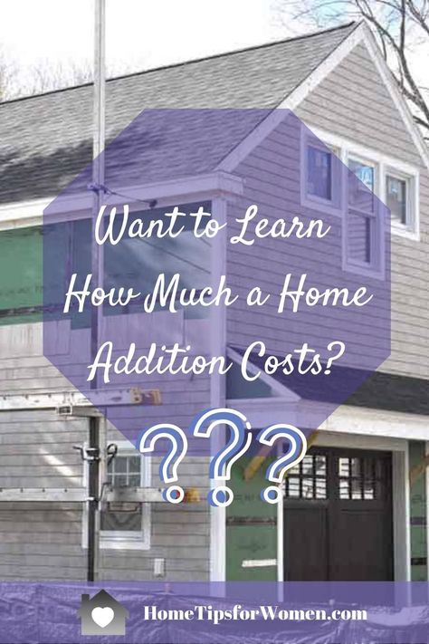 Deciding how much you to spend for an addition is hard. We show you how to research home addition costs & resale value to make your decision ... #renovation #homerenovation #homeaddition #homedesign #homeimprovement #building #construction Adding An Upstairs Addition, Building An Addition To House, Before And After Home Additions, Bedroom Additions To House Ideas, Add On Room To House, Second Floor Addition Before And After, House Additions Ideas, Home Addition Before And After, Additions To House Ideas