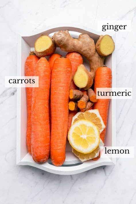 Carrot Juice Recipe, Turmeric Juice, Healthy Juicer Recipes, Healthy Juice Drinks, Resep Smoothie, Fruit Smoothie Recipes Healthy, Immune Booster, Resep Diet, Juicer Recipes