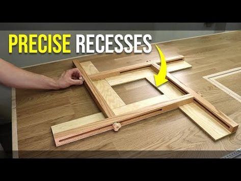 (2896) I should have made this Adjustable Router Jig way sooner! - YouTube Router Jig Diy, Diy Router Table, Diy Router, Router Jig, Router Accessories, Workshop Ideas, Quick Diy, Router Table, Woodworking Workshop