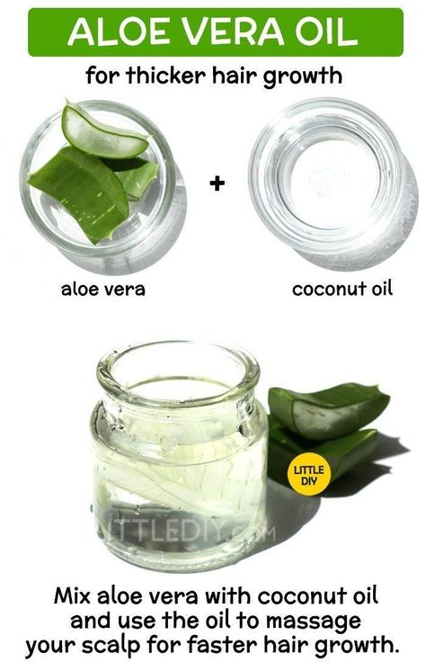 Water Remedies, Aloe Vera And Coconut Oil, Thick Hair Growth, Aloe Vera Oil, Overnight Beauty, Honey Face, Homemade Hair Products, Grow Long Hair, Healthier Hair