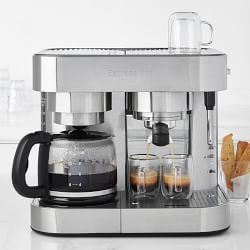 Espressione Stainless-Steel Coffee Maker & Espresso Machine Best Coffee Machines For Home, Stainless Steel Coffee Maker, Coffee Urn, Cappuccino Machine, Best Coffee Maker, Percolator Coffee, Coffee And Espresso Maker, Espresso Makers, Coffee Espresso