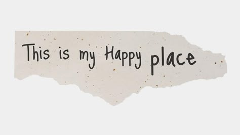 Happiness quote, DIY torn paper craft clipart, this is my happy place | free image by rawpixel.com / Sasi Craft Clipart, Scrapbook Graphics, Quote Collage, Small Girly Tattoos, Online Scrapbook, Scrapbook Quotes, Love Collage, Happy Images, Scrapbook Printing