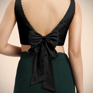 Shop Latest Readymade Saree Blouses and Kurta Pant Sets Online | Binks Kurta Back Neck Designs Latest, Sleeveless Blouse Designs Latest Fancy, Sleeveless Blouse Designs Latest, Shagun Blouse Designs, Black Saree Blouse, Sleeveless Saree Blouse, Sleeveless Saree, Black Blouse Designs, Sleeveless Blouse Designs