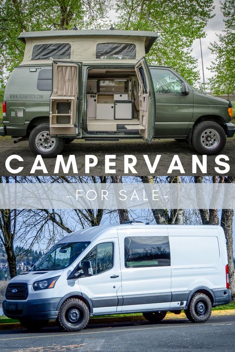 Want to camp off the grid for the week, no problem. Need to drop your 3 kids off at school, no problem. Need to get a stack of lumber from the Depot, no problem. Meet the most versatile camper vans on the market, without compromising quality or looks. We also have Sportsmobiles for sale! Check all the current vans for sale below.  🚐🇺🇲💯   #roamerica #forsale #campervan # #campervanforsale #vanforsale  #campervanadventures #freedomtoexplore #traveloregon #conversionvan Camper Vans For Sale, Camping Vans, Conversion Vans For Sale, Peterborough Ontario, Campervans For Sale, Used Camper Vans, Small Camper Vans, Vintage Trailer Interior, Custom Camper Vans