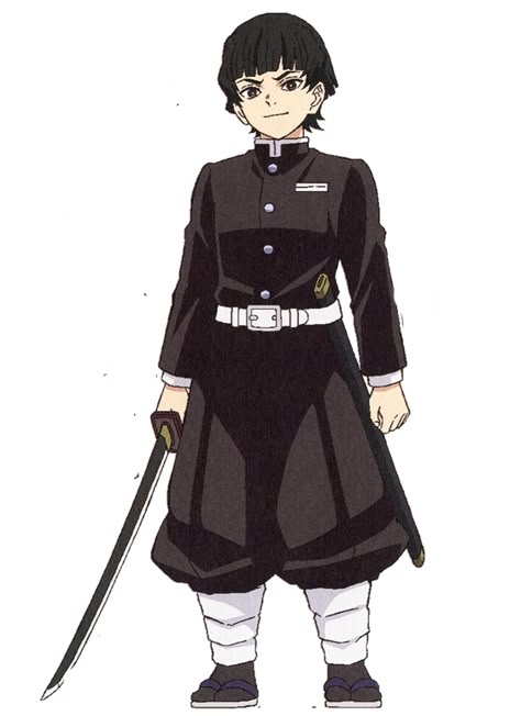 Demon Slayer Uniform Male, Demon Slayer Murata, Demon Slayer Uniform Reference, Kny Oc Uniform Ideas, Demon Slayer Uniform Drawing, Demon Slayer Uniform, Kny Png, Base Kny, Kny Characters