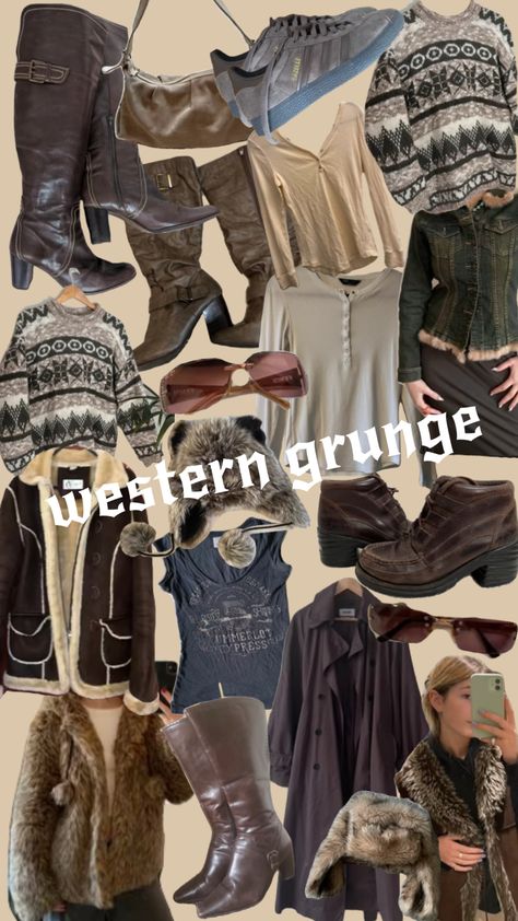 western grunge 🤠 #grunge #cowgirl #western #outfit #vinted #vintage #y2k #styleinspo Grunge Cowgirl Outfits, Grunge Cowgirl, Western Grunge, Western Outfit, Cowgirl Western, Cowgirl Outfits, Country Singers, Western Outfits, Vintage Y2k