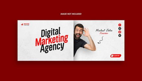 Digital marketing agency facebook profil... | Premium Psd #Freepik #psd #facebook-cover-banner #facebook-cover #facebook-cover-template #cover Facebook Cover Banner Design, Digital Marketing Cover Photo, Marketing Cover Photo, Profile Cover Facebook, Fb Page Cover Photo, Web Banner Design Creative, Creative Facebook Cover Design, Cover Page Facebook, Cover Facebook Design