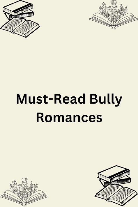 Check out some of my favorite bully romance books. Bully To Lovers Romance Books, Free Books To Read Pdf, High School Bully Romance Books, Bully To Lovers, High School Romance Books, School Romance Books, Bully Romance Books, Book Recs Romance, High School Bully