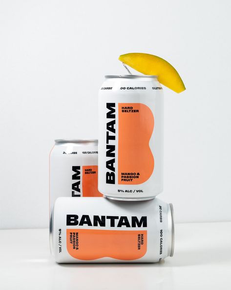 Bantam Hard Seltzer on Behance Canned Drinks Packaging, Cocktail Can Design, Canned Drink Design, Beverage Can Design, Seltzer Branding, Energy Drink Design, Soda Can Design, Can Packaging Design, Drink Packaging Design